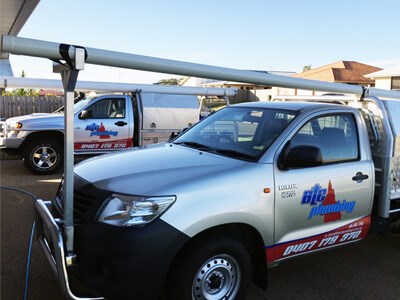 BTC Plumbing's vehicles prepared for any job